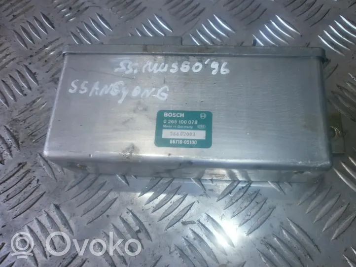 SsangYong Musso ABS valdymo blokas 0265100078