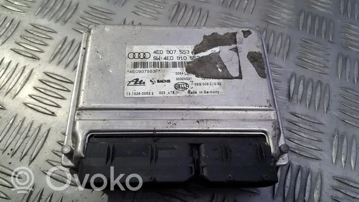 Audi A8 S8 D3 4E Module de commande suspension pneumatique arrière 4e0907553f