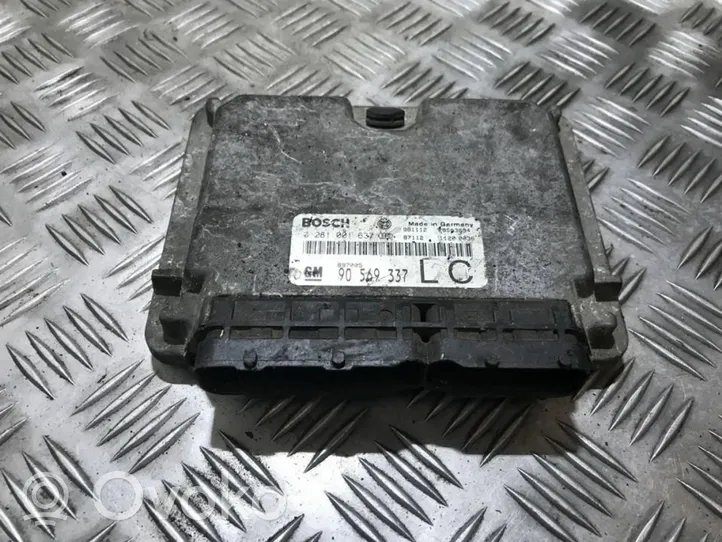 Opel Sintra Engine control unit/module 0281001637