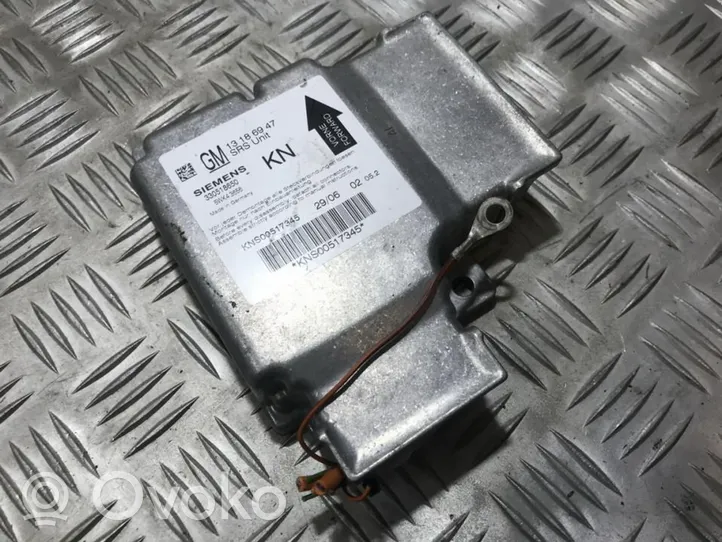 Opel Vectra C Module de contrôle airbag 13186947