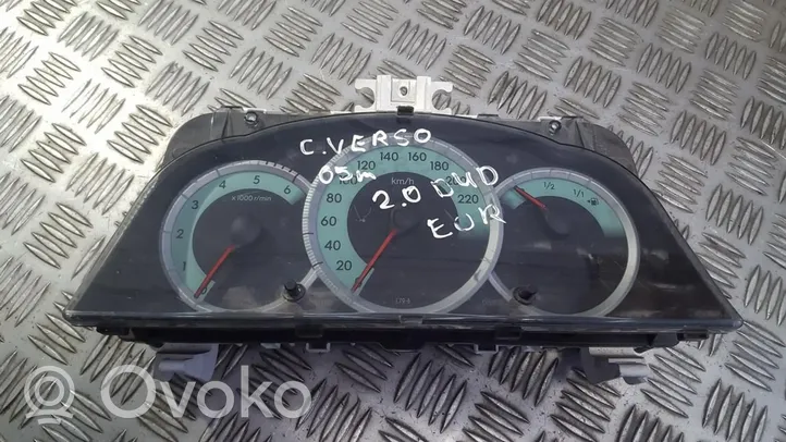 Toyota Corolla Verso AR10 Tachimetro (quadro strumenti) 838000f060k