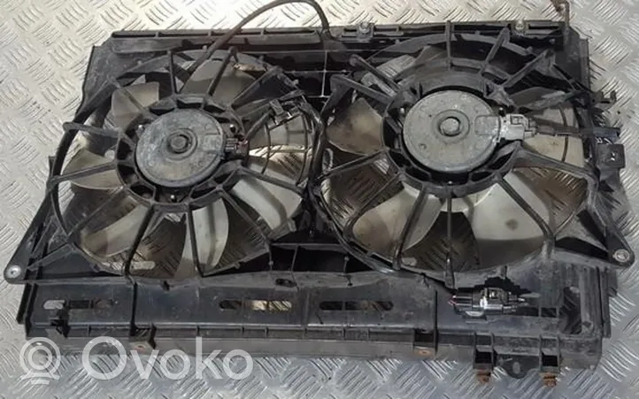 Toyota Avensis T250 Convogliatore ventilatore raffreddamento del radiatore 1680008290