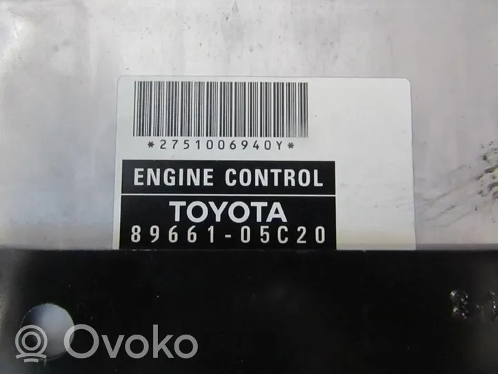 Toyota Avensis T250 Calculateur moteur ECU 8966105c20