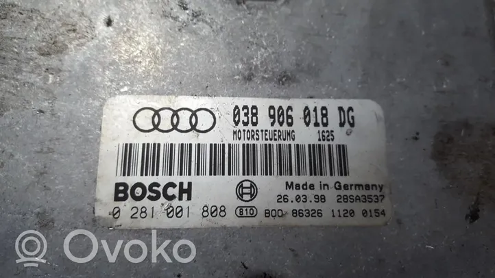 Audi A6 S6 C5 4B Moottorin ohjainlaite/moduuli 038906018dg