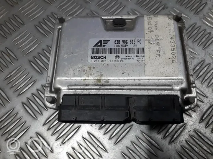 Seat Alhambra (Mk1) Engine control unit/module 038906019fc