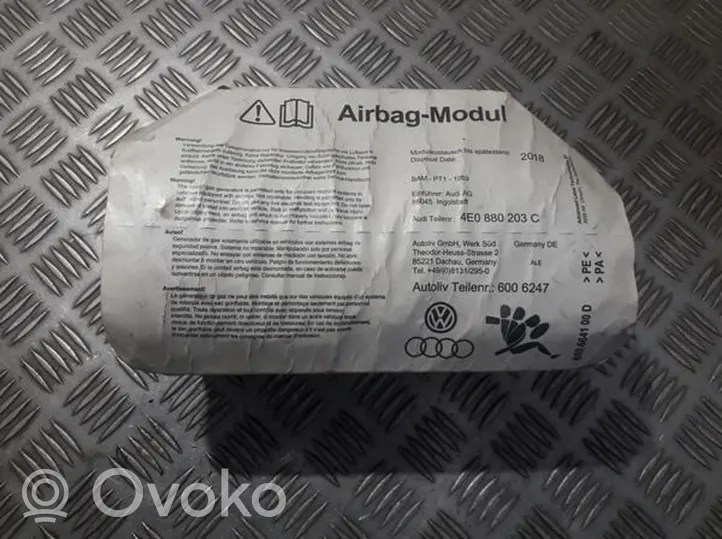 Audi A8 S8 D3 4E Keleivio oro pagalvė 4e0880203c