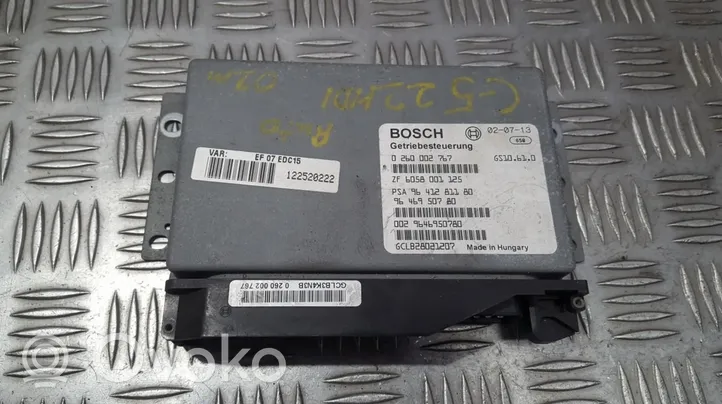 Peugeot 607 Module de contrôle de boîte de vitesses ECU 9646950780