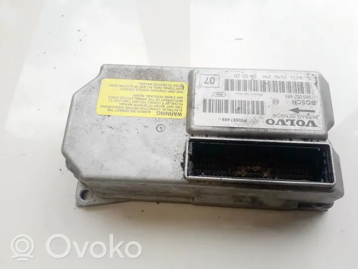 Volvo V70 Module de contrôle airbag 0285001655