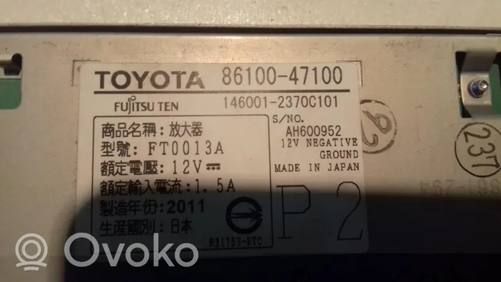 Toyota Prius (XW30) Wzmacniacz audio 8610047100