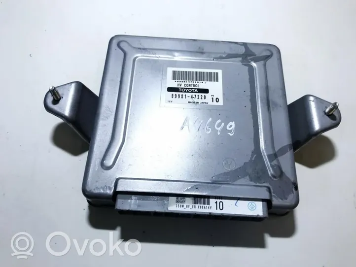 Toyota Prius (XW20) Sterownik / Moduł ECU 8998147220