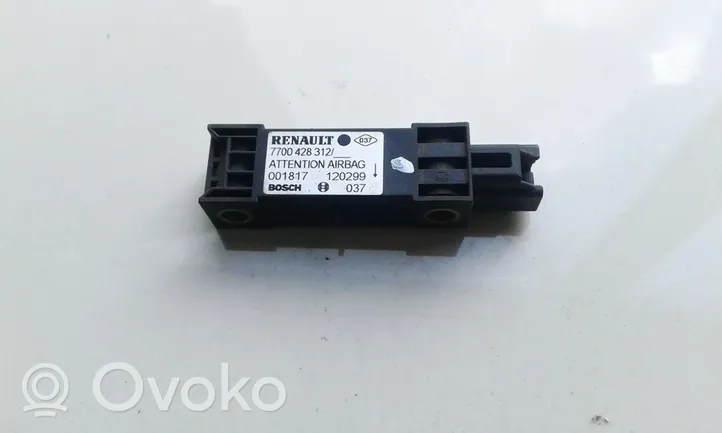 Renault Clio II Sensore d’urto/d'impatto apertura airbag 7700428312
