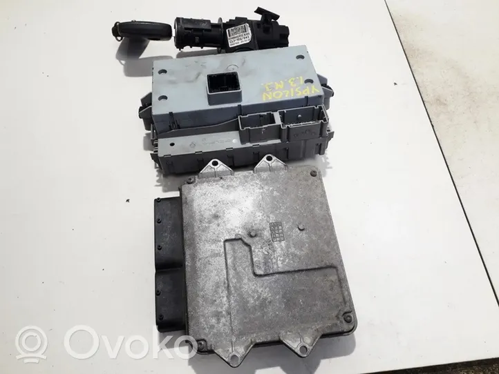 Lancia Ypsilon Komputer / Sterownik ECU i komplet kluczy 55195819