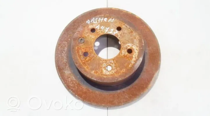 Nissan Qashqai+2 Rear brake disc ventiliuojamas