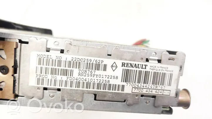 Renault Scenic I Radio/CD/DVD/GPS-pääyksikkö 7700434424