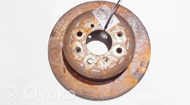 Honda Civic Rear brake disc neventiliuojamas