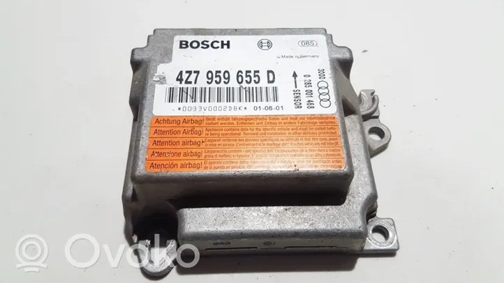 Audi A6 Allroad C5 Module de contrôle airbag 4Z7959655D