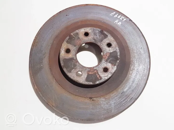 Nissan Qashqai+2 Front brake disc ventiliuojamas