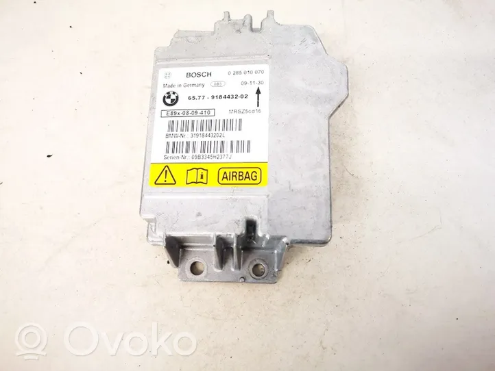 BMW 1 E81 E87 Oro pagalvių valdymo blokas 6577918443202