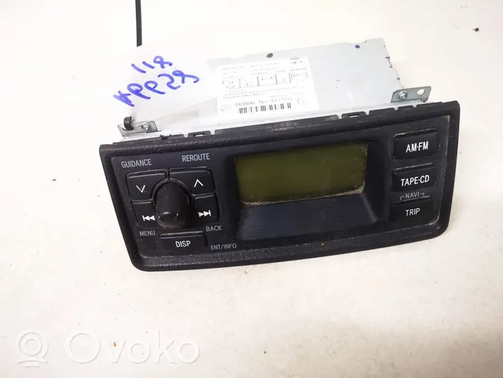 Toyota Yaris Radio/CD/DVD/GPS-pääyksikkö 861100d040