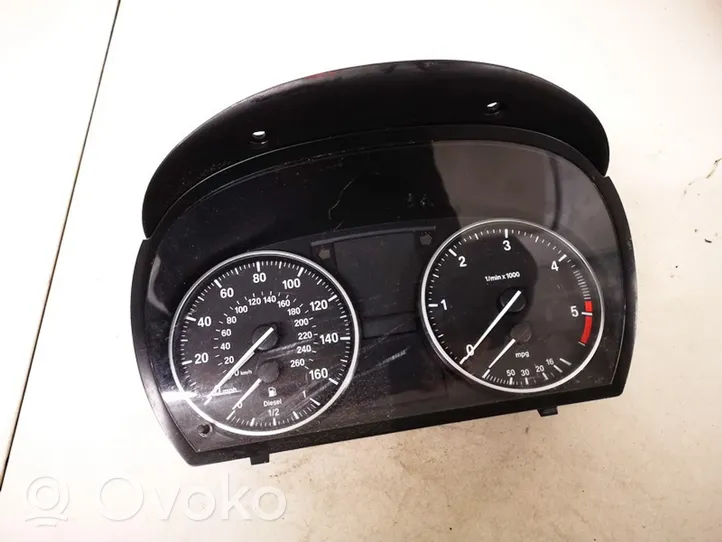 BMW 3 E90 E91 Compteur de vitesse tableau de bord 916684903