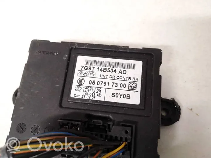 Ford Mondeo MK IV Durų elektronikos valdymo blokas 7g9t14b534ad