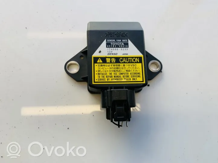 Toyota Prius (XW20) ESP (elektroniskās stabilitātes programmas) sensors (paātrinājuma sensors) 8918348010
