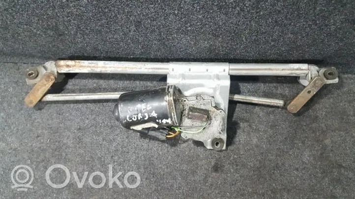 Opel Corsa B Front wiper linkage and motor 