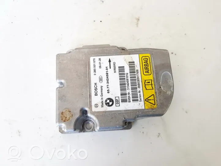 BMW X3 E83 Module de contrôle airbag 6577342458101