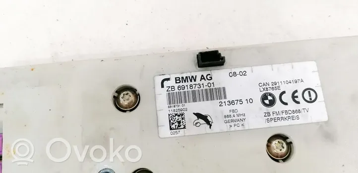 BMW 7 E65 E66 Module unité de contrôle d'antenne 691873101