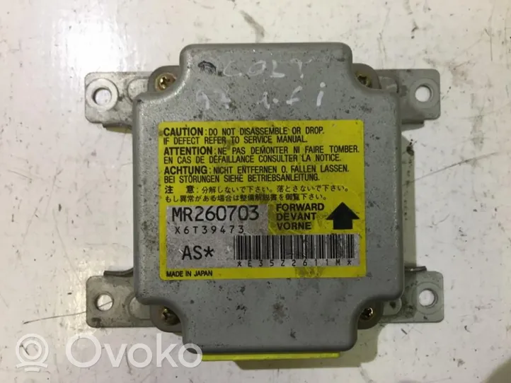 Mitsubishi Colt Module de contrôle airbag MR260703