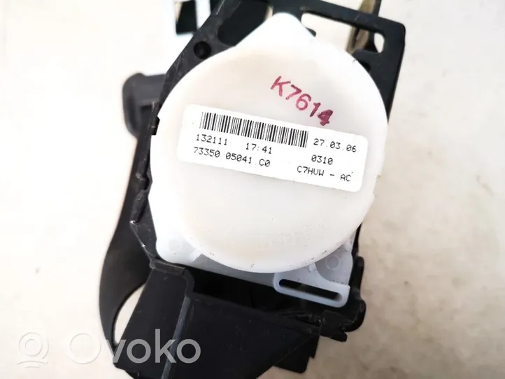 Toyota Avensis T250 Pas bezpieczeństwa fotela tylnego środkowego 7335005041