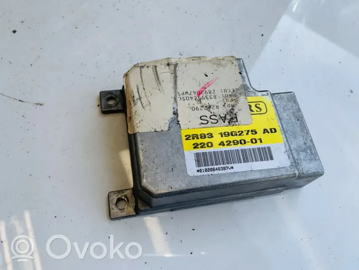 Jaguar S-Type Module de contrôle airbag 2r8319g275ad