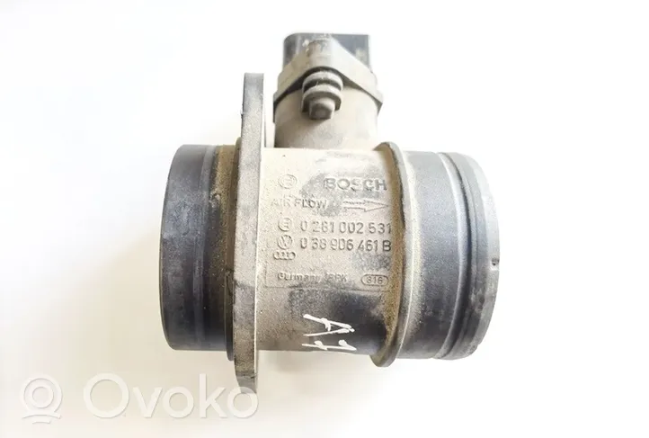 Volkswagen Polo IV 9N3 Mass air flow meter 0281002531