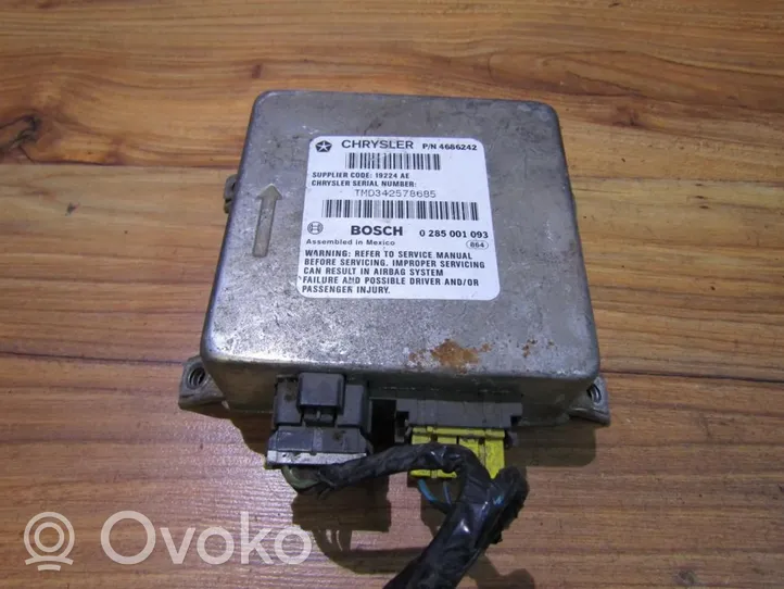 Dodge Caravan Airbag control unit/module 0285001093