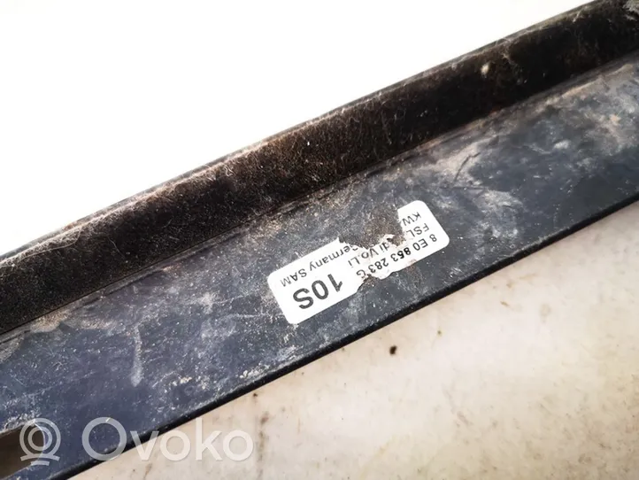 Audi A4 S4 B7 8E 8H Rivestimento modanatura del vetro della portiera anteriore 8e0853283g