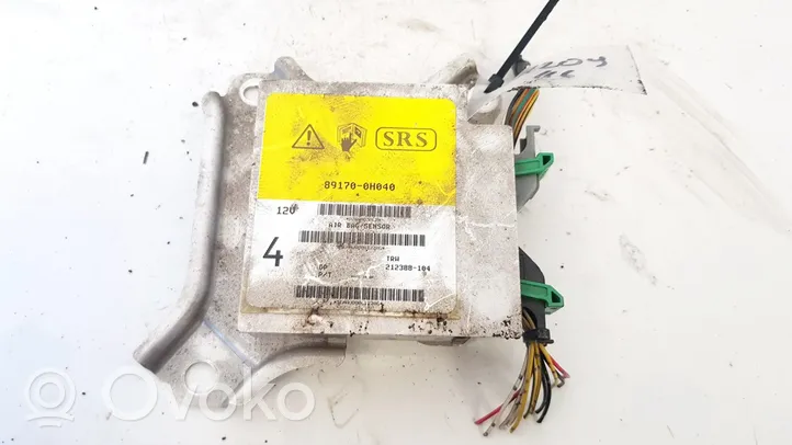 Toyota Aygo AB10 Module de contrôle airbag 891700h040