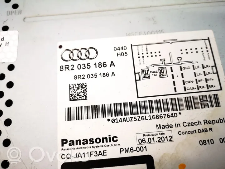 Audi A4 S4 B8 8K Unità di navigazione lettore CD/DVD 8r2035186a