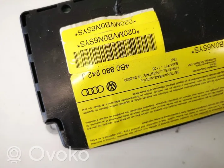 Audi A6 S6 C5 4B Poduszka powietrzna Airbag fotela 4B0880242J