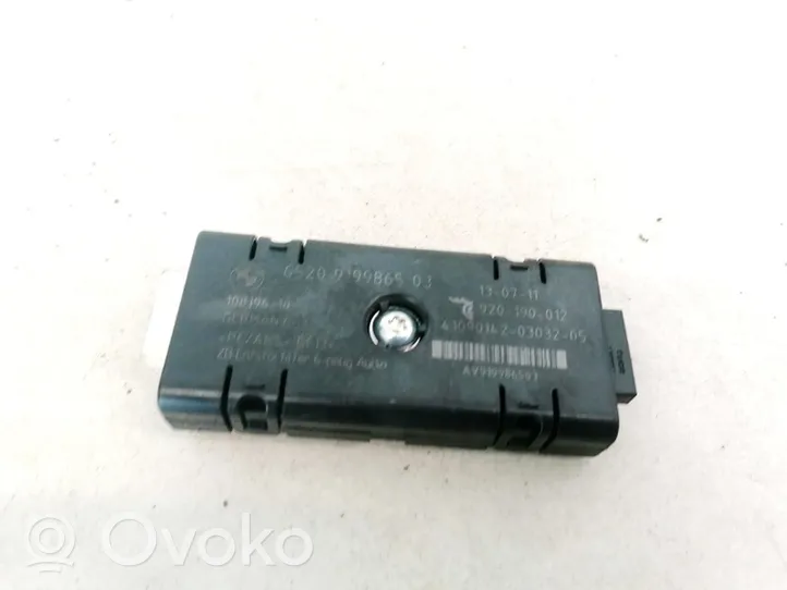 BMW 5 GT F07 Antenas vadības bloks 919986503