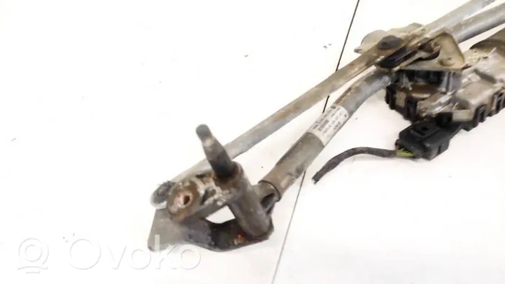 Volkswagen Polo IV 9N3 Front wiper linkage and motor 6Q1955023E