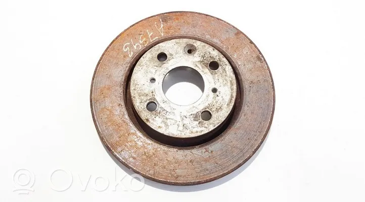 Peugeot 107 Front brake disc ventiliuojamas