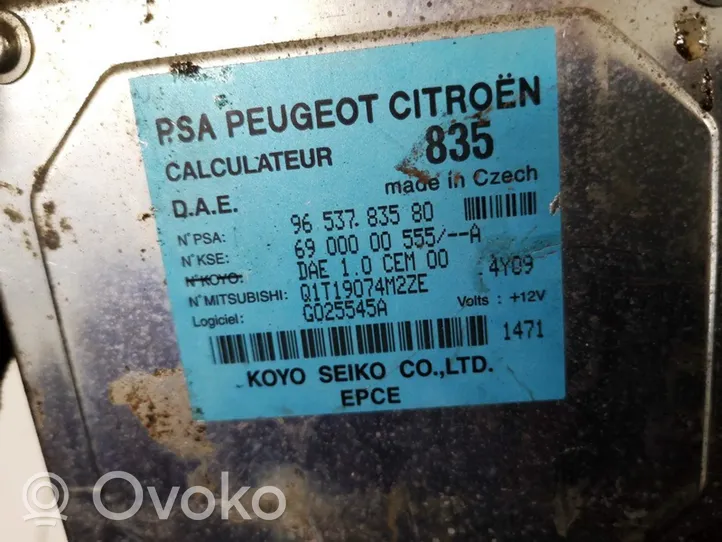 Citroen C2 Vairo stiprintuvo valdymo blokas 9653783580