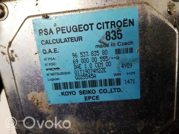 Citroen C2 Ohjaustehostimen ohjainlaite/moduuli 9653783580