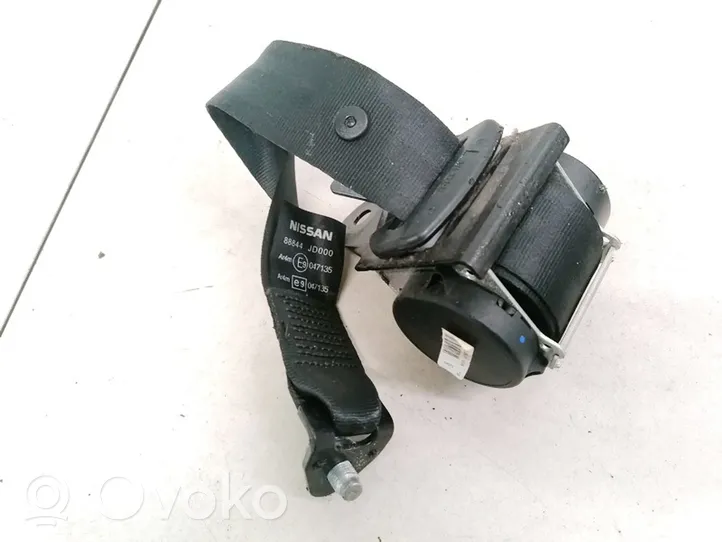 Nissan Qashqai Takaistuimen turvavyö 88844JD000