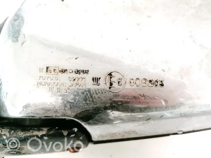 Toyota 4 Runner N60 Copertura in plastica per specchietti retrovisori esterni E6008305