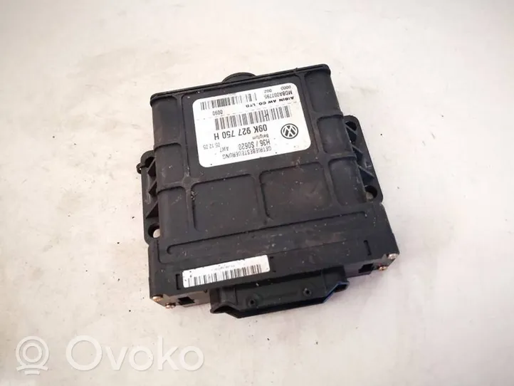 Volkswagen Transporter - Caravelle T5 Module de contrôle de boîte de vitesses ECU 09k927750h