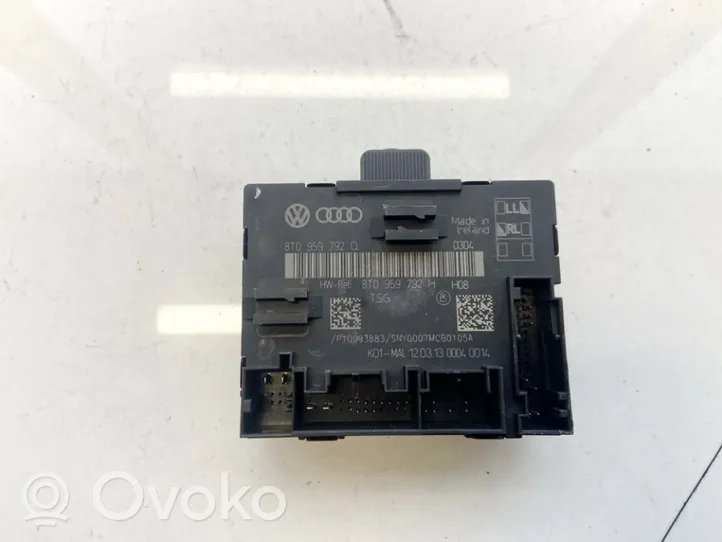 Audi A5 8T 8F Durų elektronikos valdymo blokas 8t0959792q