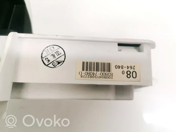 Toyota iQ Tachimetro (quadro strumenti) 8380074080D