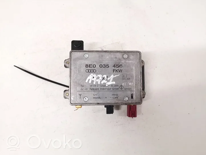 Audi A4 S4 B6 8E 8H Antenos valdymo blokas 8e0035456