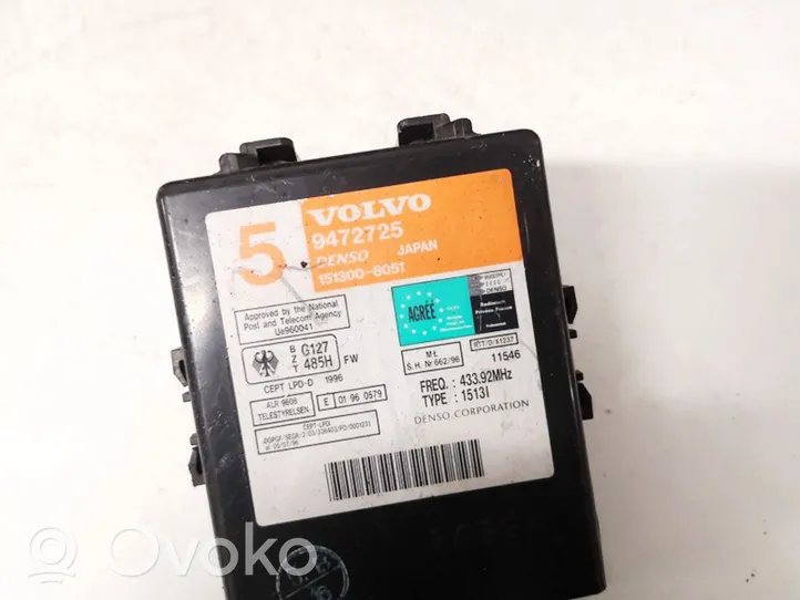 Volvo S70  V70  V70 XC Immobilizer control unit/module 9472725